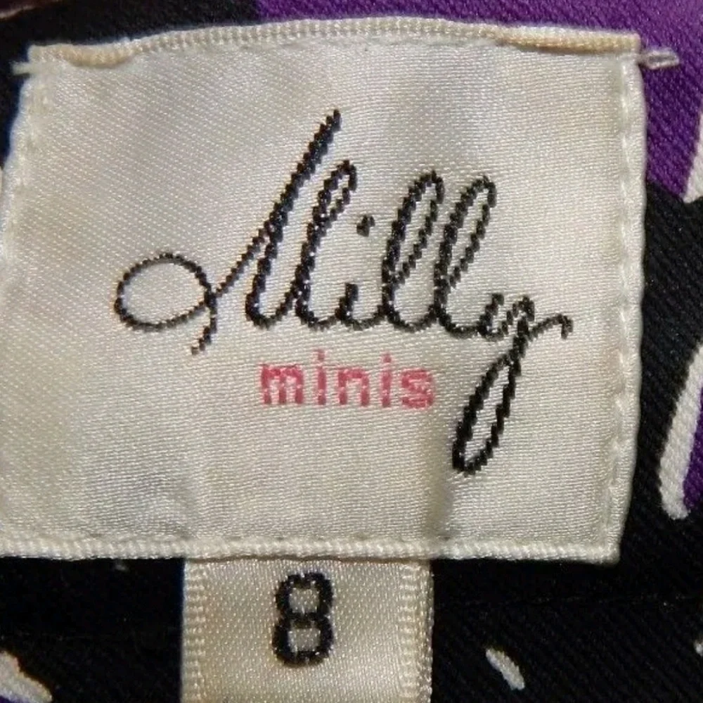 Milly Minis Girls Black Twill Mini Skirt